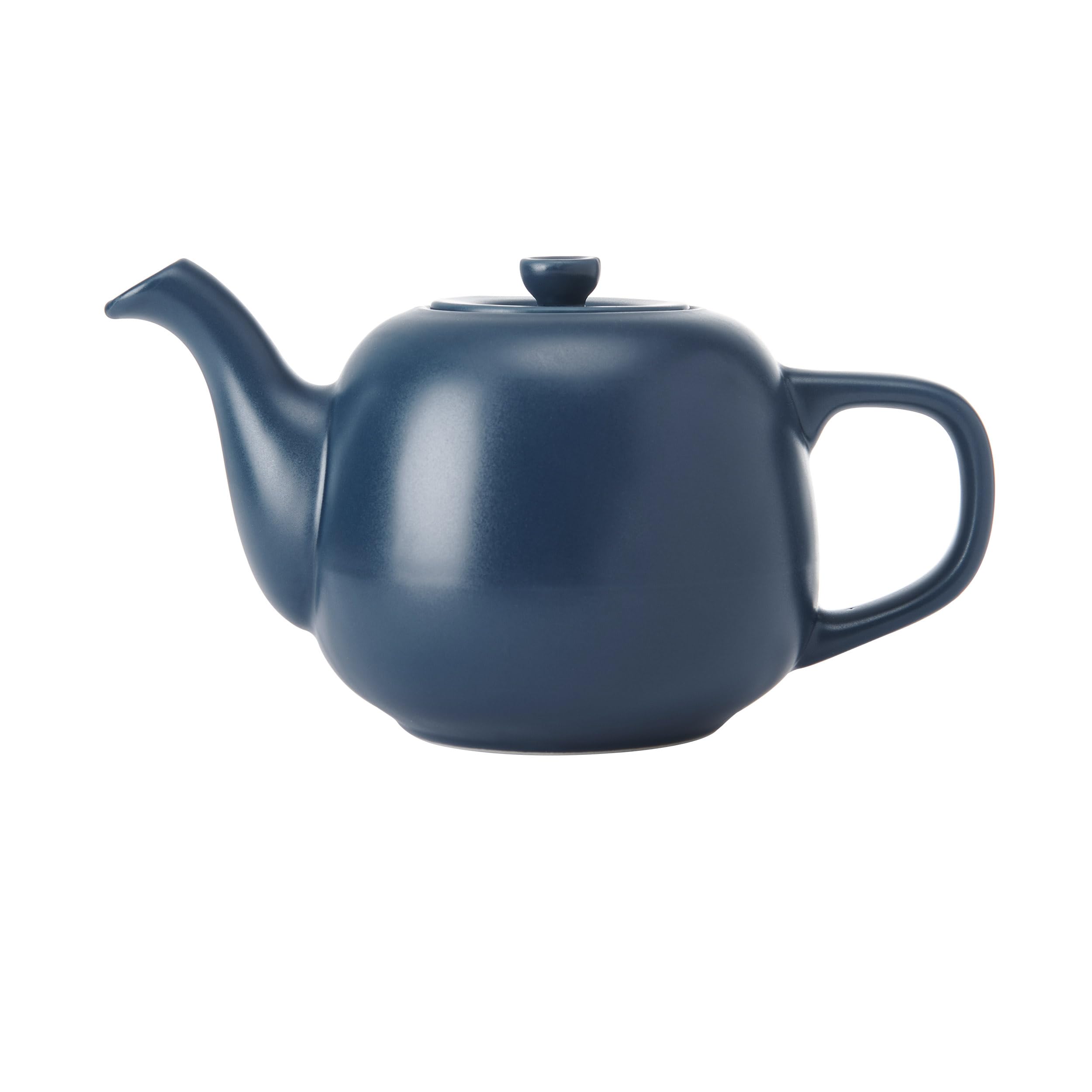 La Cafetière Ceramic Teapot, Navy, 600ml, Labelled