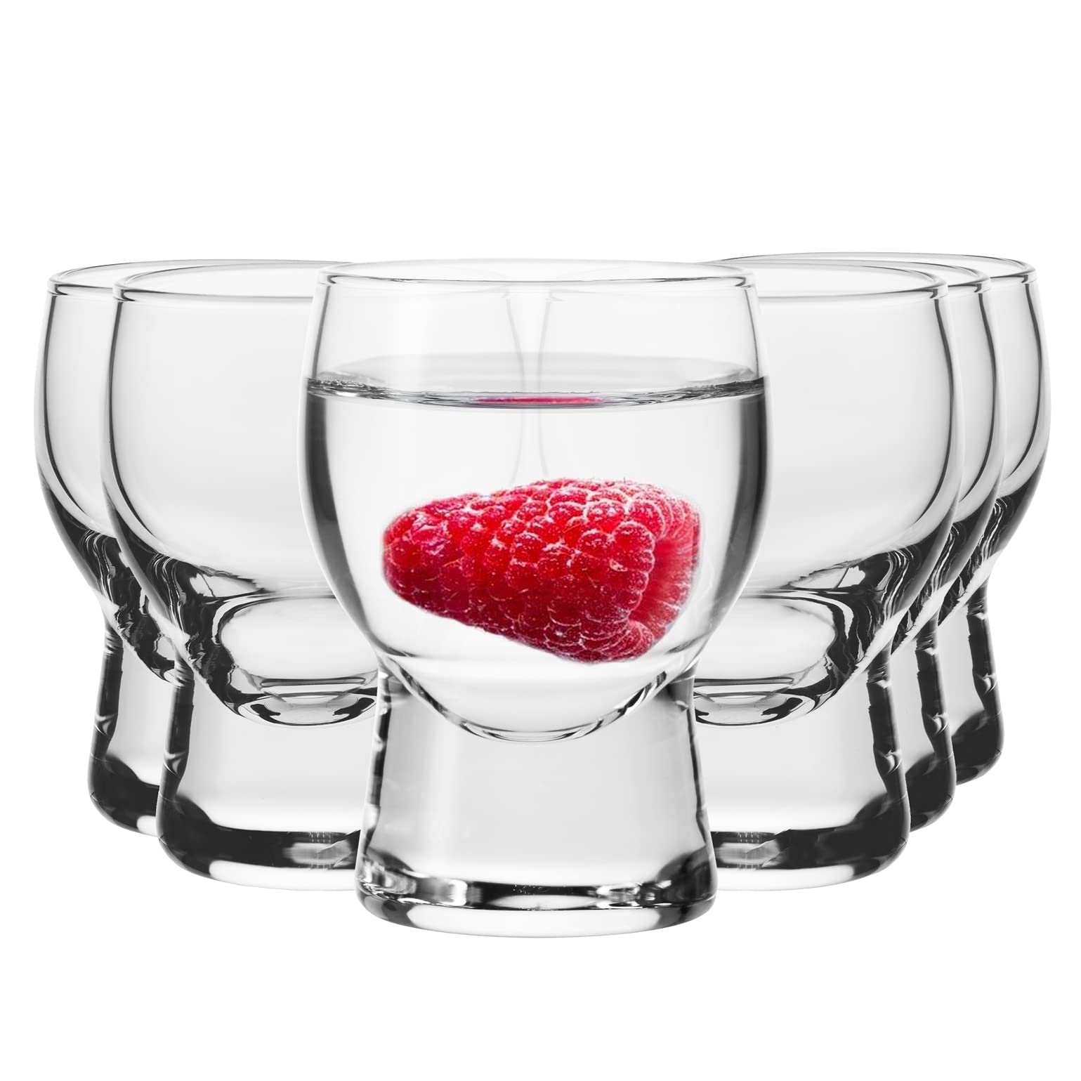 Alcohol Cage Keg Shot 35Ml Keg Shot Glass Set– Small Shot Glasses 35Ml – With Heavy Base – Dishwasher Safe – 61X45mm – Vodka Glass Shot Glasses Funny Set Of 6