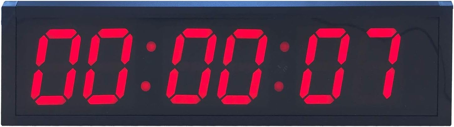 3'' Large LED Countdown Clock with Remote Lap Repeat Timer Stopwatch