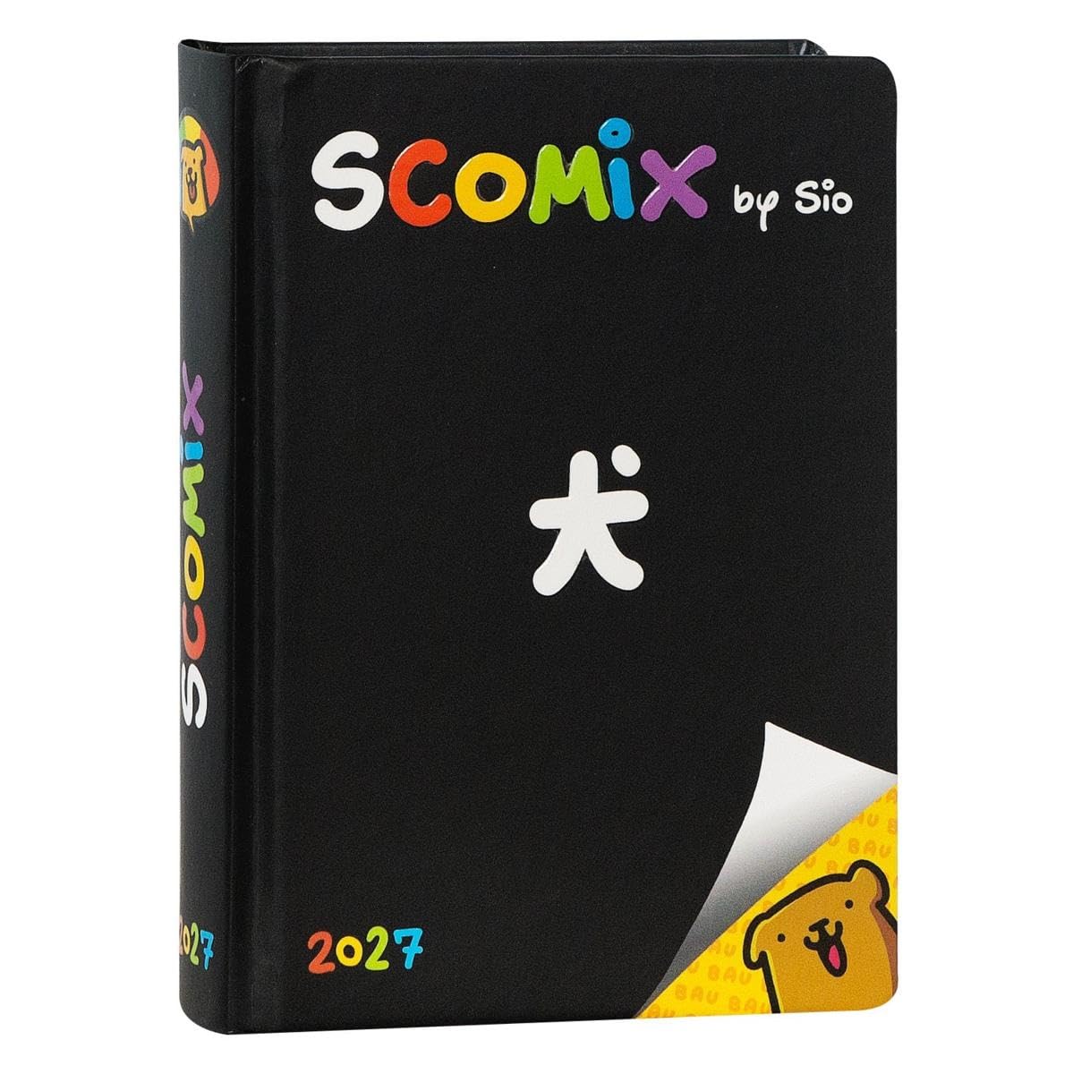 COMIX Scomix by Sio 16-Month Daily Diary 2026-2027 for Elementary and Middle School, Hardcover, Colourful Cover, 512 Coloured Pages, for Children and Teenagers, 12 x 16.5 cm