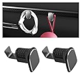 YGDMD 2PCS Car Hooks for Glove Box,Adjustable Purse Hook for Car Co-Pilot Glove Box Organizer for Hanging Umbrellas/Keys,Essential Glovebox Purse Hanger for Cars Fits for Cars,SUVs