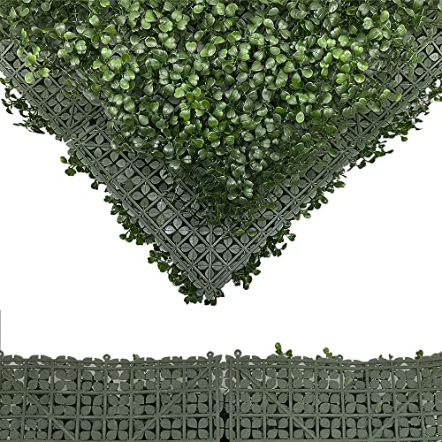 Verdearth Artificial Grass Wall Panels, 12Pcs Of 20"X20", Backdrop Green Wall Decor, Greenery Boxwood Hedges For Privacy Fence Covering (12, A187) #TOP4