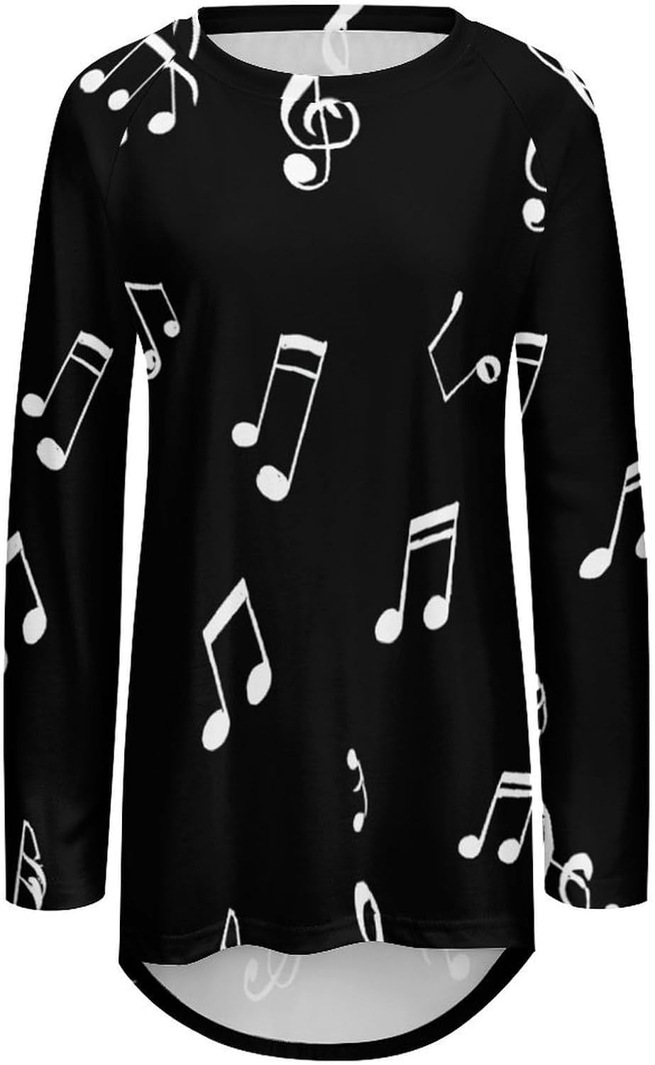 Women's Long Sleeve Basic Top Loose Fit Tunic T-Shirt, Soft Casual Crewneck Blouse