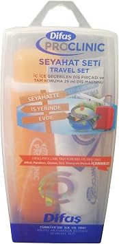 Difaş Proclinic Travel Set Toothbrush
