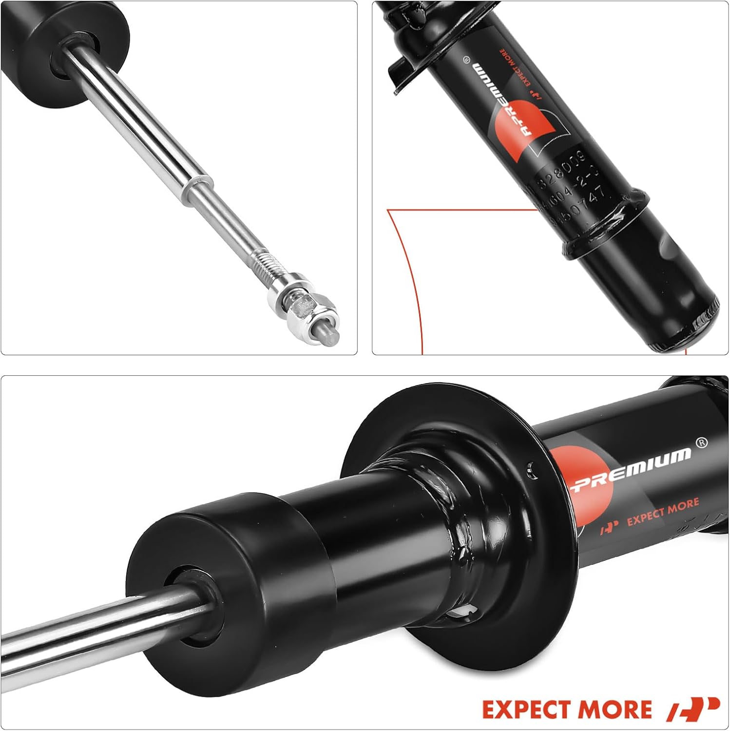 A-Premium Front Shock Absorber Strut Assembly Compatible with Chrysler Sebring 2003-2006 & Dodge Stratus 2003-2006, 2-PC Set