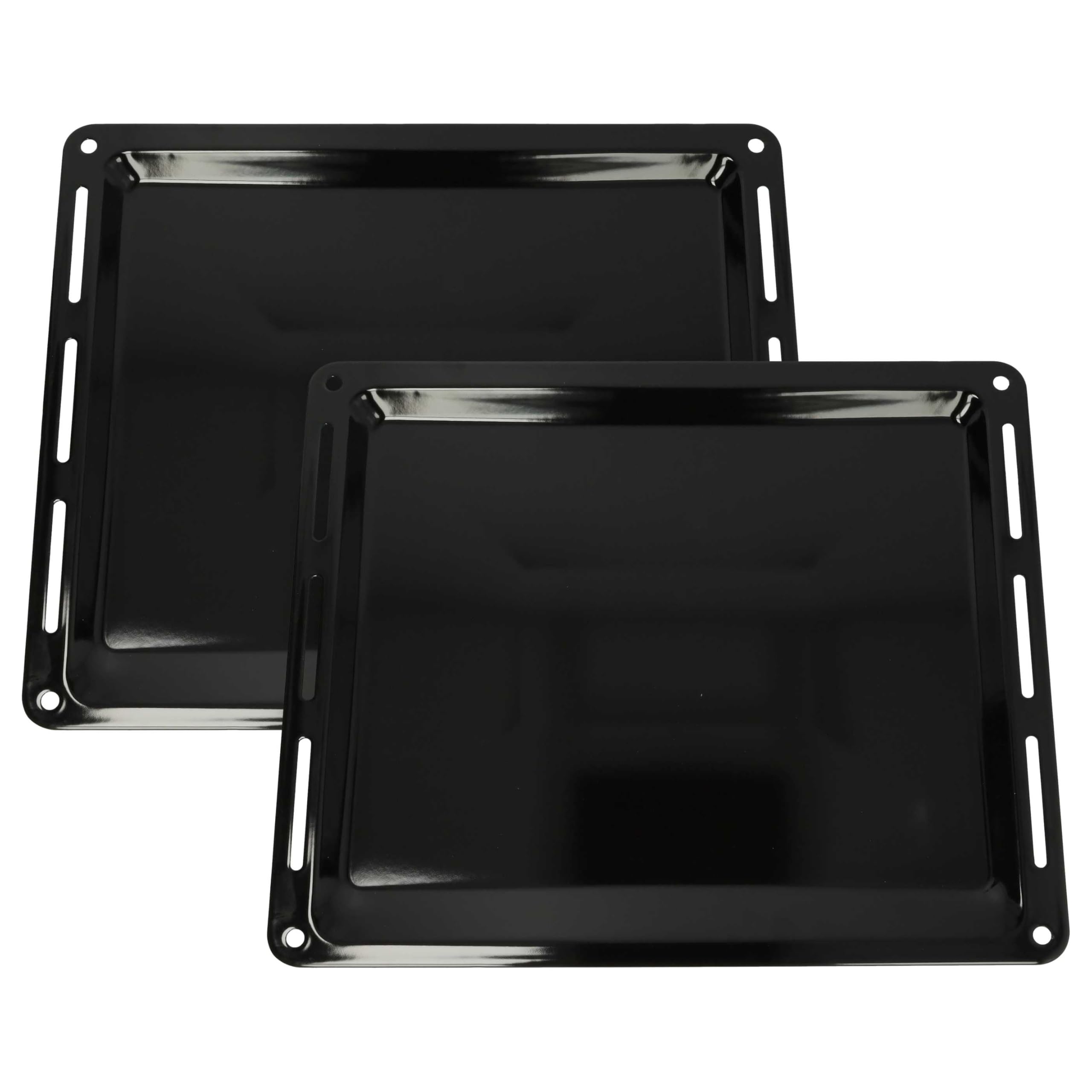 vhbw 2x Backblech Ersatz für Miele HBB 71 für Backofen | 44,5 x 37,7 x 2,5 cm