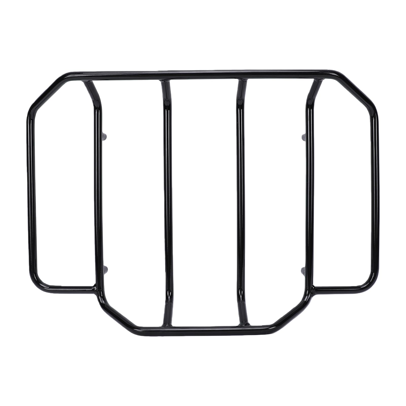 Ejoyous Motorrad-Kofferraum-Top-Gepäckträger, Schwarzer Metall-Gepäckträger, Abnehmbarer, Werkzeuglose Installation, Kratzfestes, Mattes Finish für Electra Glide 1984–2024 Touring-Fahrer