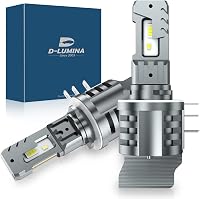 D-Lumina H15 LED fényszóró izzó szett, Canbus hibamentes, 12000LM, 6500K fehér fény, 40W+10W nappali, autó első lámpa, 2 db 1