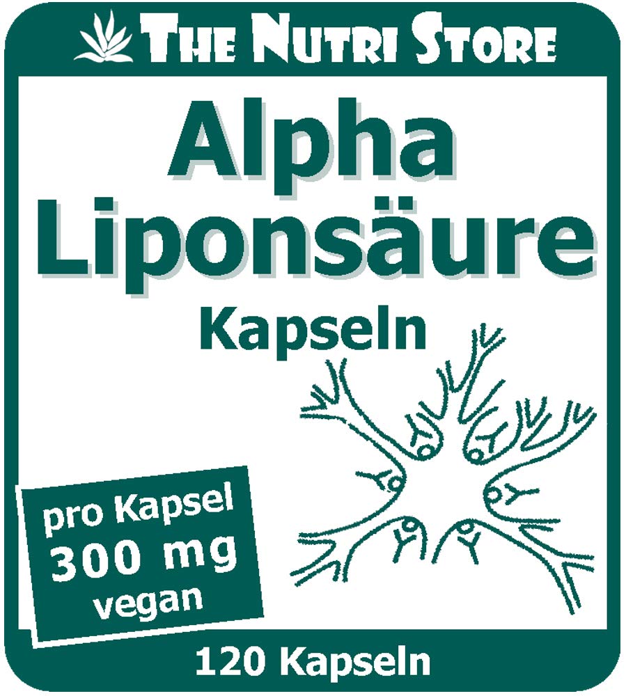 Alpha Liponsäure 300 mg vegane Kapseln 120 Stk. - plus Vitamine C und E