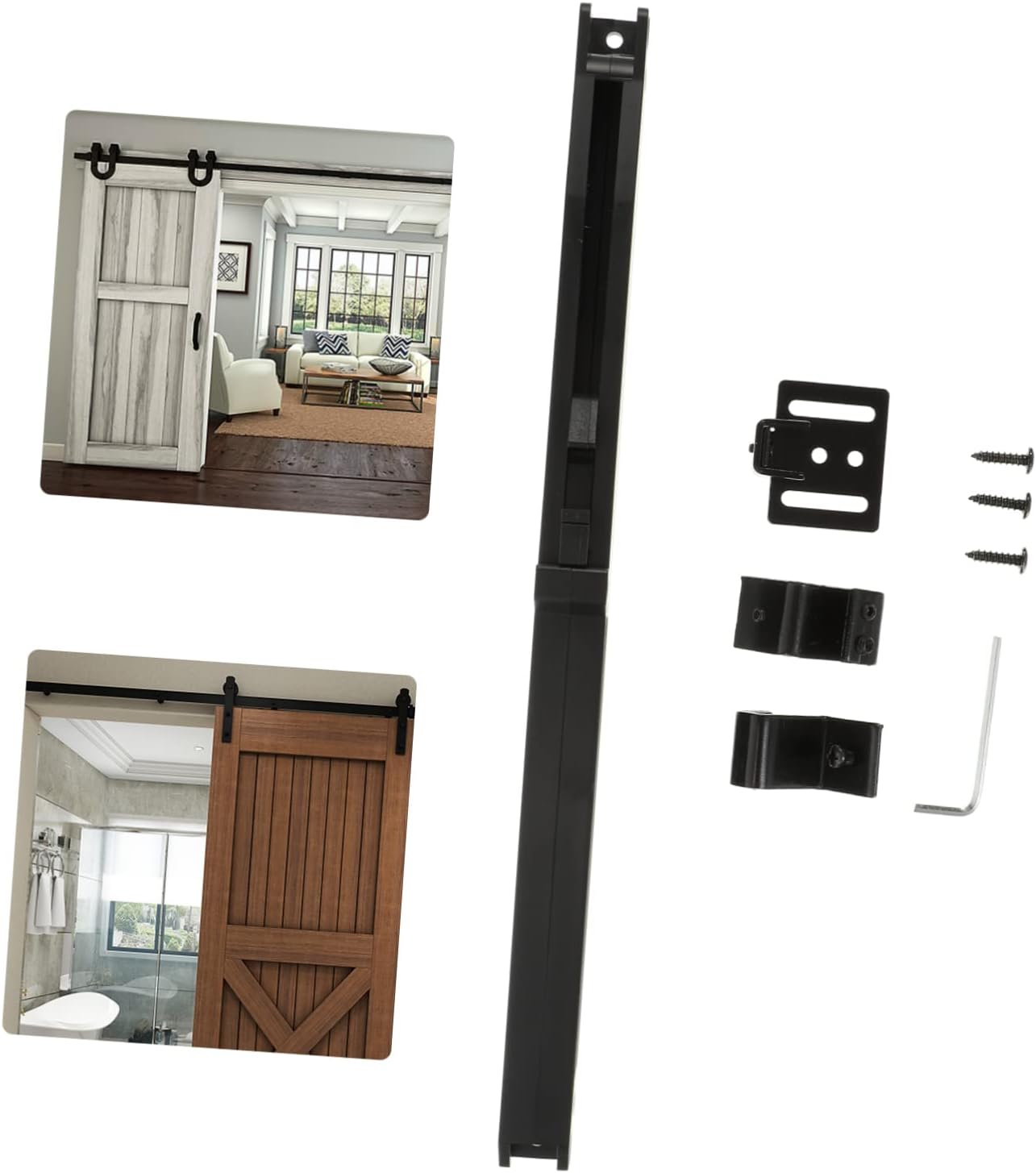 Sliding Barn Door Damper Silent Absorber for Door Repair Tool No Needed
