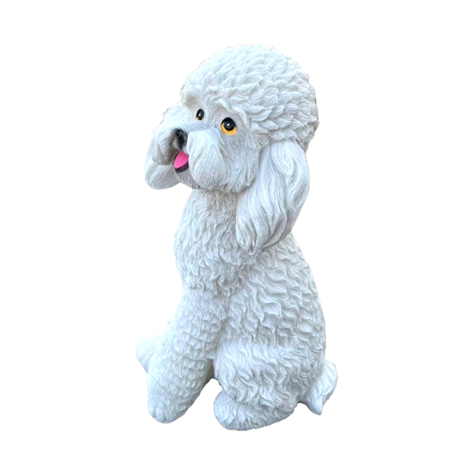 Statues de chien de jardin en résine pour décoration extérieure et salon