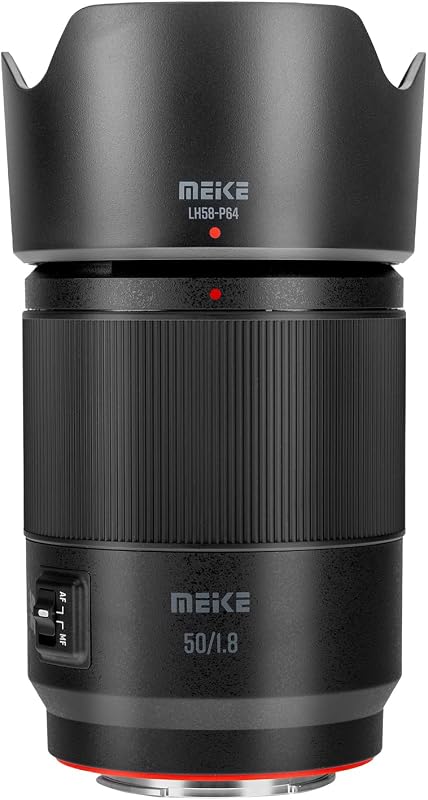 Meike 50mm F1.8 AF Lens for Sony E Mount Full-Frame Cameras, Wide Angle | Large aperture creamy bokeh, fast STM autofocus, sharp image quality for Sony A7RIV A7IV A7III A9 A7II A7RII A7SIII A9II