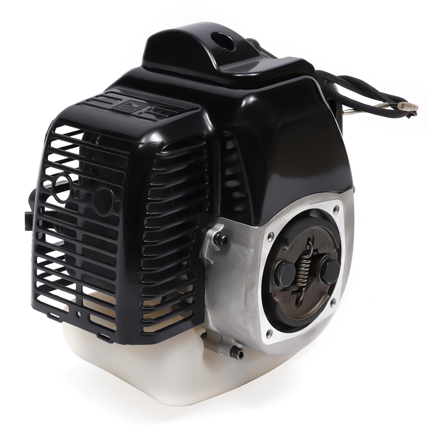 49CC 2 Stroke Engine Motor for Pocket Bike ATV Mini Dirt Bike Scooter, Pull Start Engine Motor Single Cylinder Air Cooling Motor with Fuel Tank(Black)