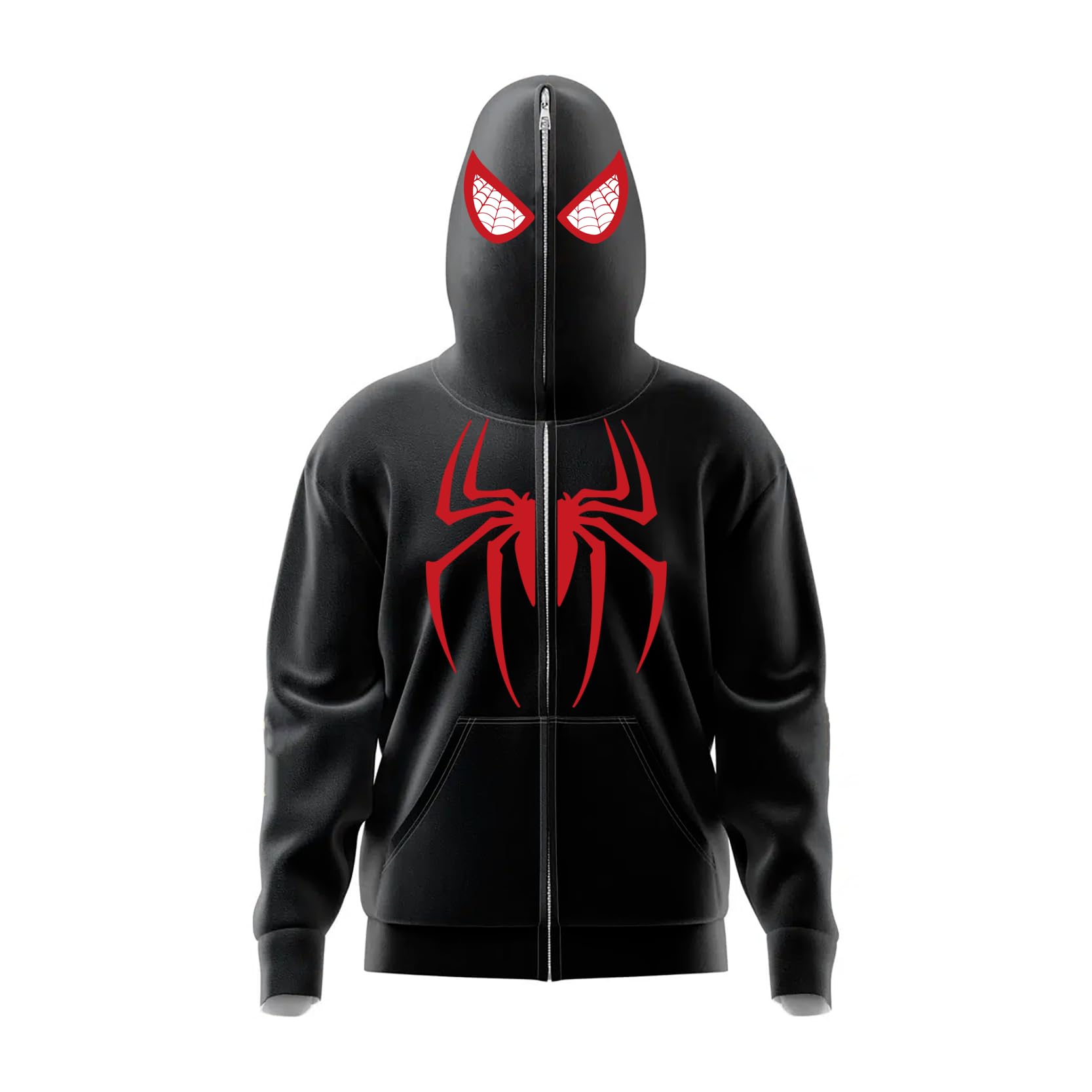 drobe S-M Print Winter Wear Stylish Long Sleeves Hooded Neck Full Zip Zipper-picture-38