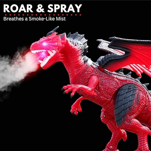 Vista 24 de Liberty Imports Dino Planet - Juguete de dinosaurio a pilas con ojos iluminados y sonidos (terodáctilo)