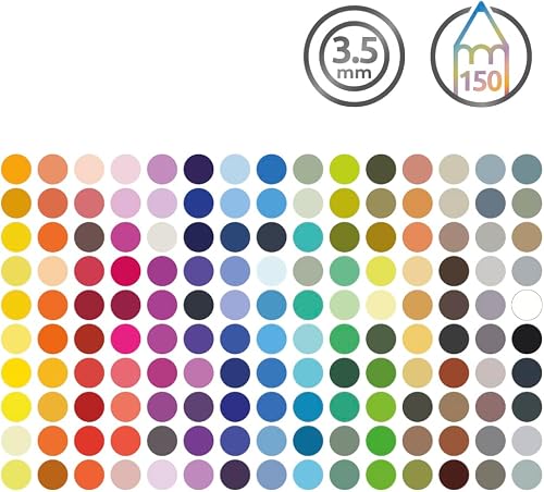 Derwent Chromaflow Pencils, Set of 150 in Tin, Professional Quality - 2