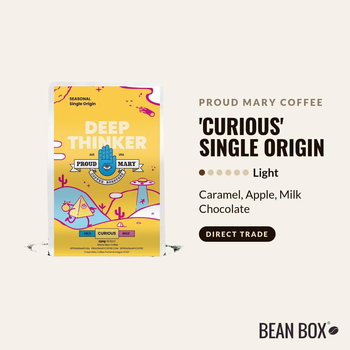 Bean Box Sampler - Roasted by Proud Mary, 2-Pack, Whole Bean Coffee, Gourmet Coffee