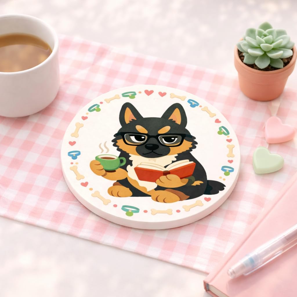 German Shepherd Gifts,German Shepherd Lover Gift Stuff, Funny Decor, Birthday Gifts for Men, Women, Office Coworker, Friend - Image 2