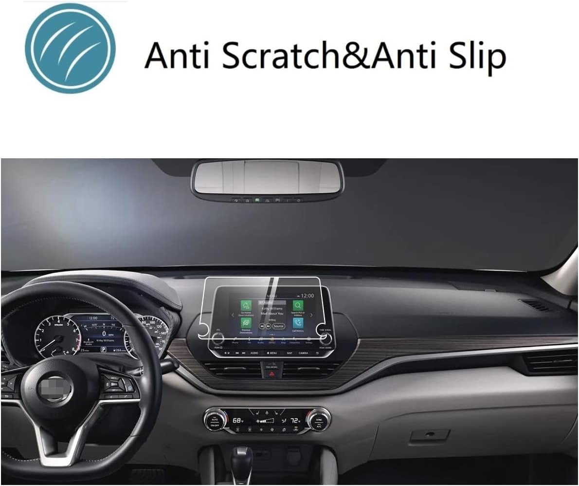 screen protector compatible with 2022 nissan altima 8 inch touch screenzfmanti glare scratchshock resistant navigation accessories