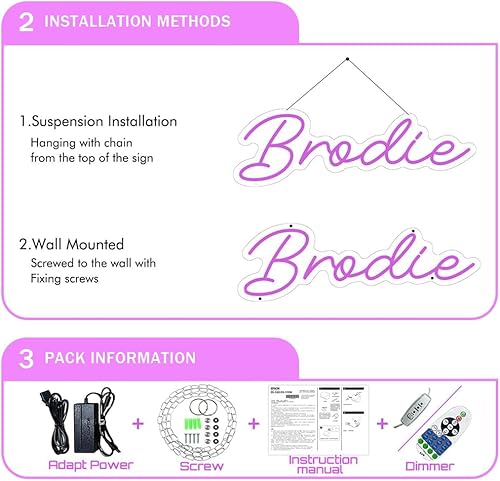 Miniatura 6 de Letreros de neón personalizables, letrero de neón personalizable para decoración de pared, luces de neón personalizadas para bodas, fiestas de