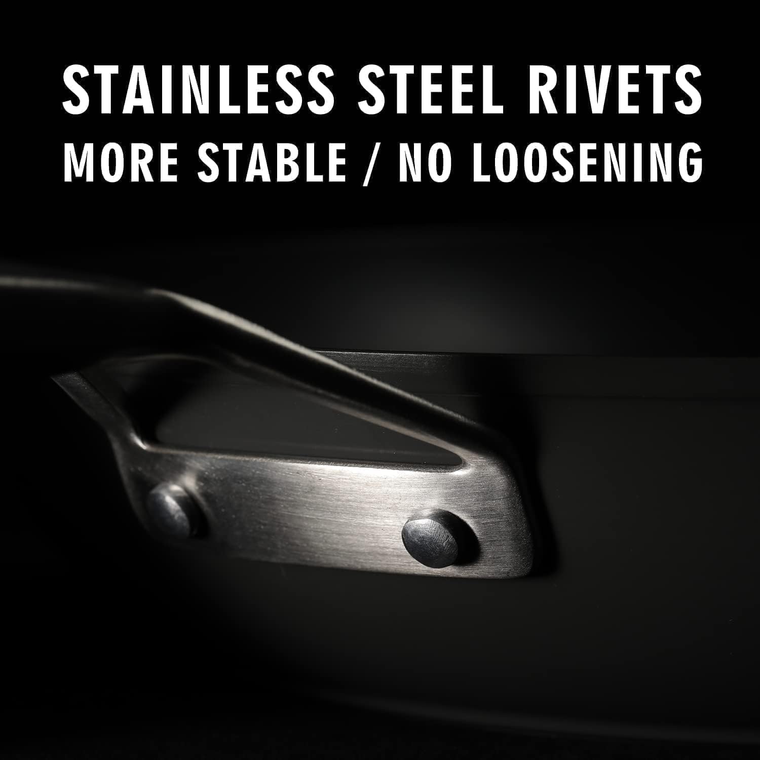 MsMk Nonstick Frying Pan, 12 1/2 Inch Titanium and Ceramic Nonstick Large Skillet Pan, Sturdy and Durable Skillet Nonstick, for Various Stove Type, Oven Safe to 700°F Pan for Cooking, Dishwasher Safe - Image 9