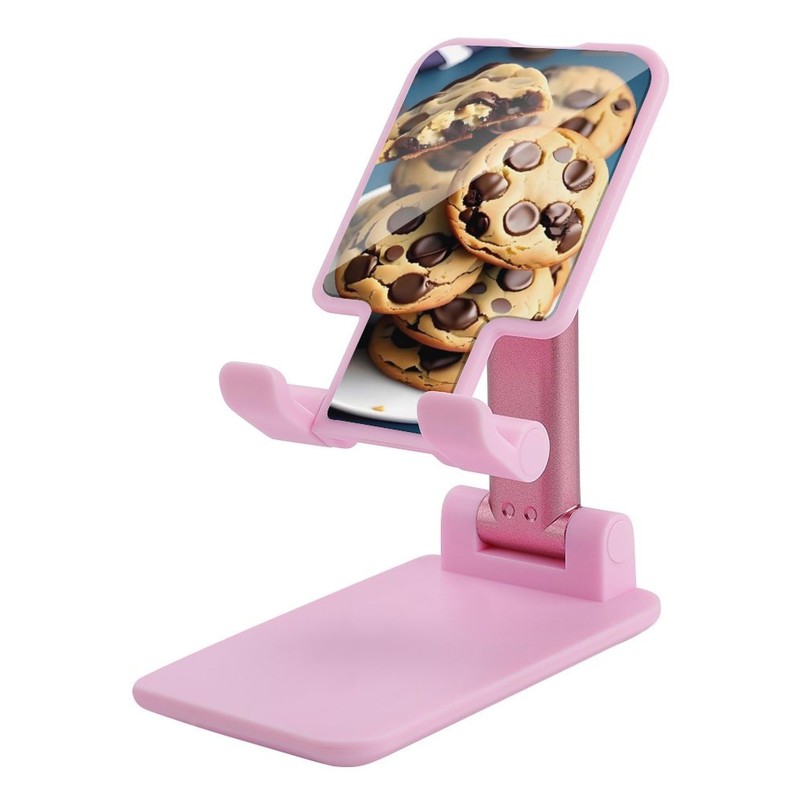 Support de téléphone pliable biscuits pour bureau compatible iPhone 16 - 6