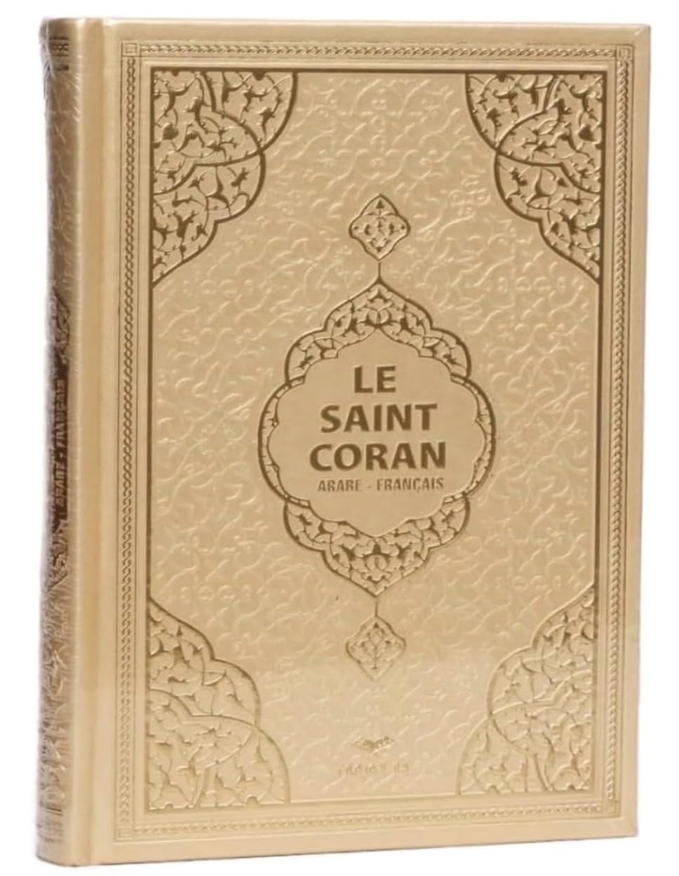 Saint Coran arabe français et tapis de prière gris le coffret spirituel idéal à offrir à vos proches