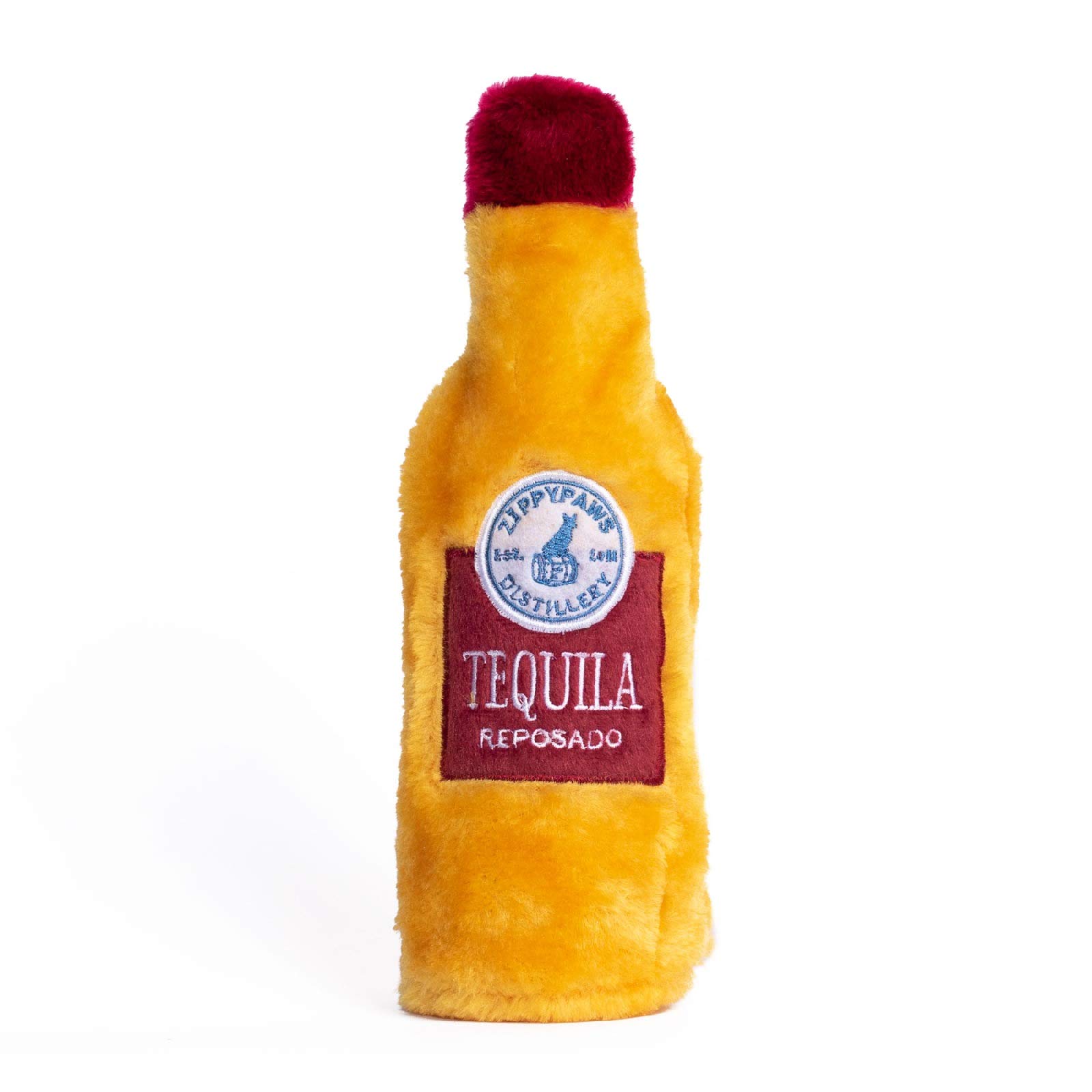 ZippyPaws - Happy Hour Crusherz Drink Themed Crunchy Water Bottle Dog Toy - Tequila