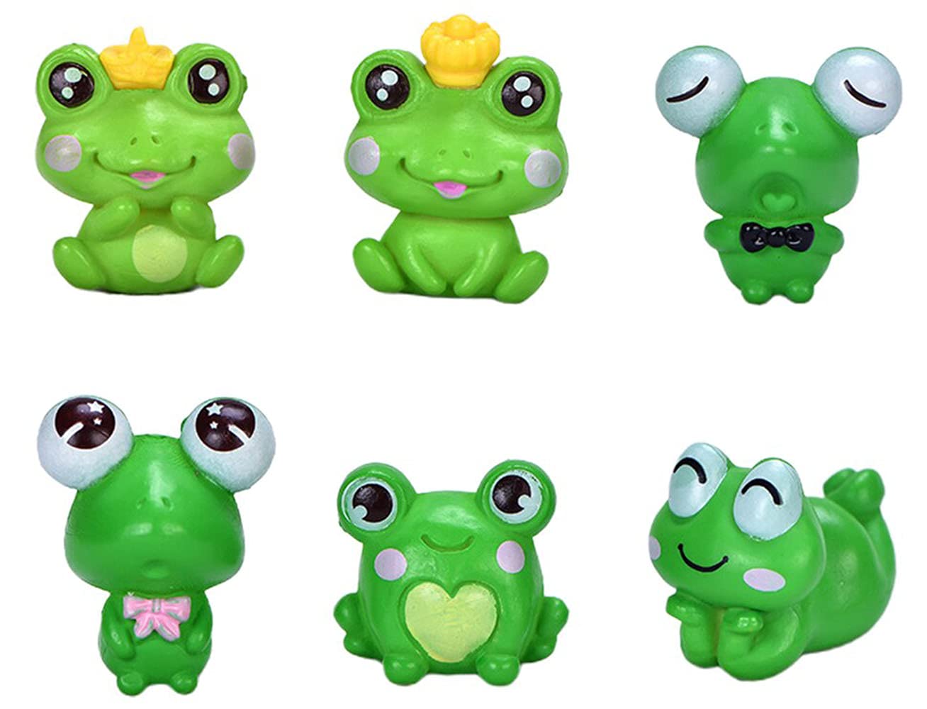 Wonderland Resin Funny Frogs Miniature Fairy Garden Toys Decorations - Standard , Set of 6 (B093Y9QZY5) Amazon Price History, Amazon Price Tracker