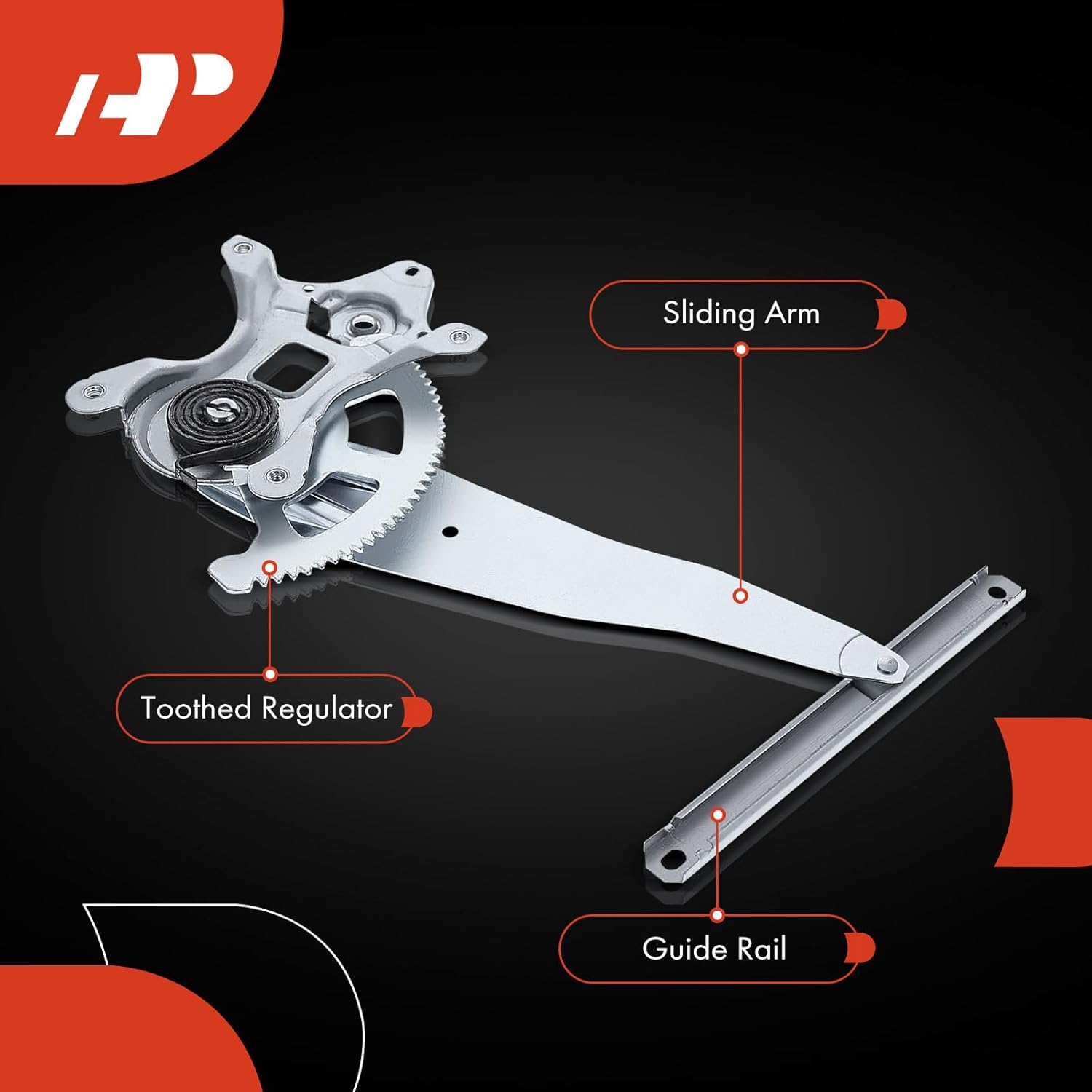 A-Premium Electric Power Window Regulator Without Motor Compatible with Lexus RX300 1999 2000 2001 2002 2003, Rear Left Driver Side