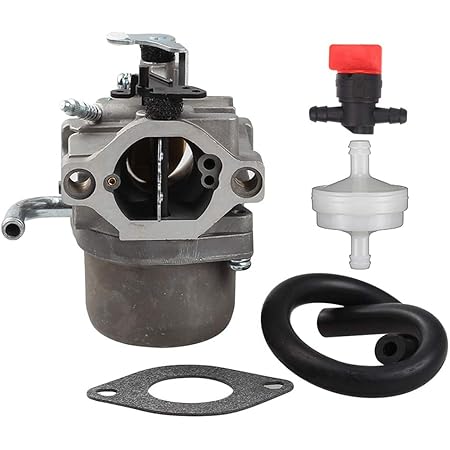 Amazon Com Powtol 590399 Carburetor Carb For 796077 Lawn Mower Engine With Gasket Fuel Line Filter Valve Garden Outdoor