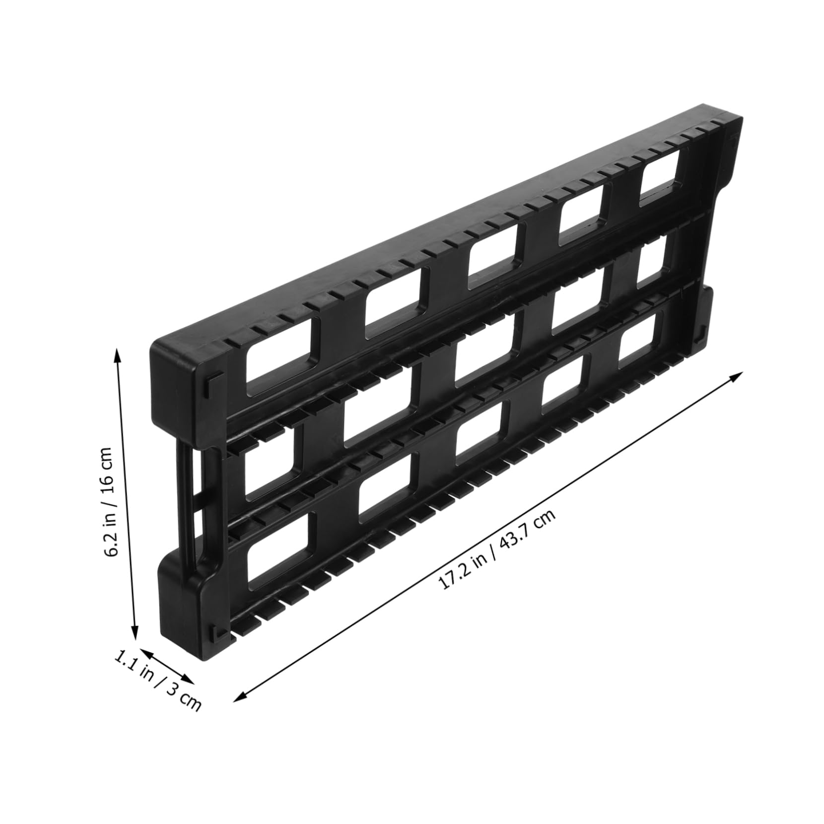NAMOARLY Circuit Board Bracket Static Bar Frame Circuit Board Storage Holder Anti-Static Rack Anti-Static PCB Rack Anti-Static Tray Anti-Static PCB Tray PCB Drying Rack PCB Holder Black Abs