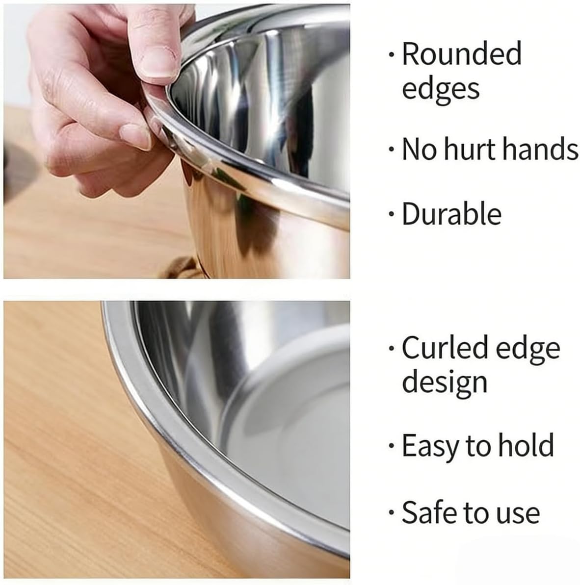 Germany Multifunctional Stainless Steel Basin - 5 in 1 Multifunctional Stainless Steel Basin Strainer Set, 2026 New Strainer and Drain Basket for Vegetables Fruits (30cm/11.8in)