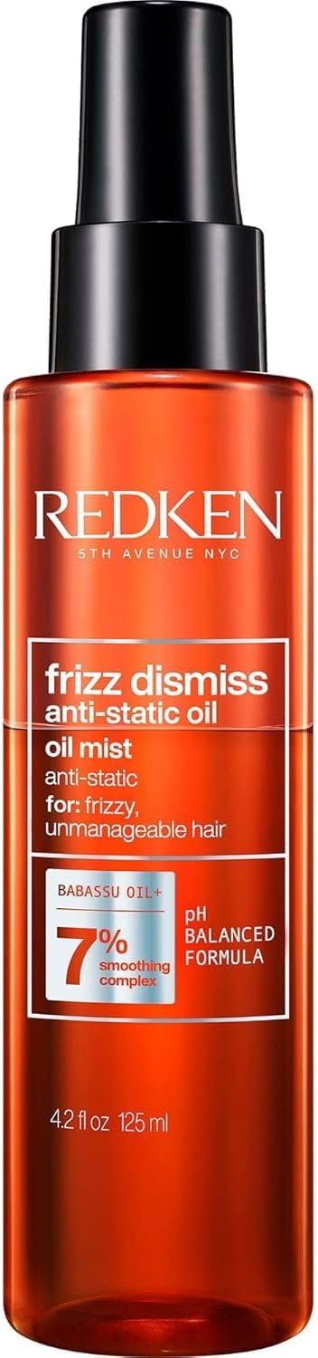 Redken | Frizz Dismiss | Anti-Static | Anti Frizz Oil Mist | Babassu Oil | Tames Flyaways