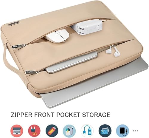 Miniatura 7 de V Voova Funda de transporte para laptop de 13 y 13.6 pulgadas para MacBook Air 13 M3M2M1 2020-2024, MacBook Pro 13, iPad Pro 12.9, Surface Pro X987,