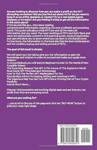 The Updated Nft Guide for Beginners: Guide to Successfully Invest in, Create and Sell Non-Fungible T