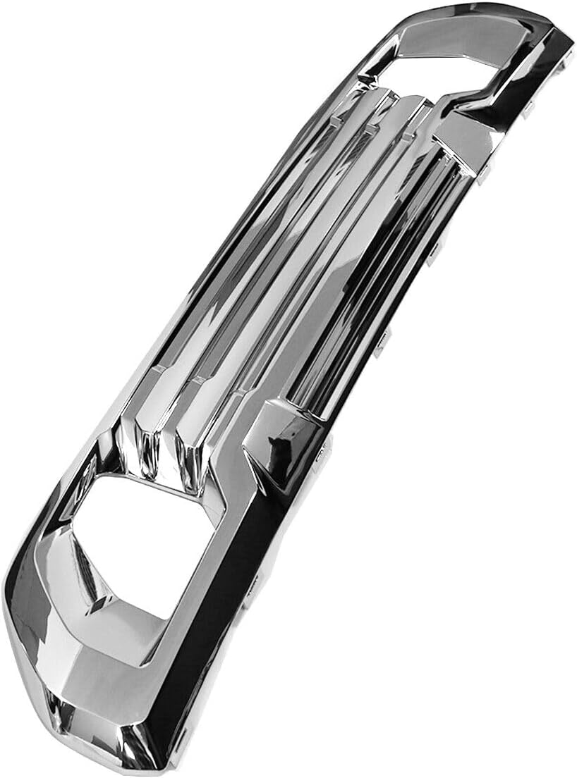 MGWILL Front Bumper Lower Grille Plate Compatible with 2019-2022 GMC Sierra 1500 AT4/Denali Replacement for 84176747 Chrome