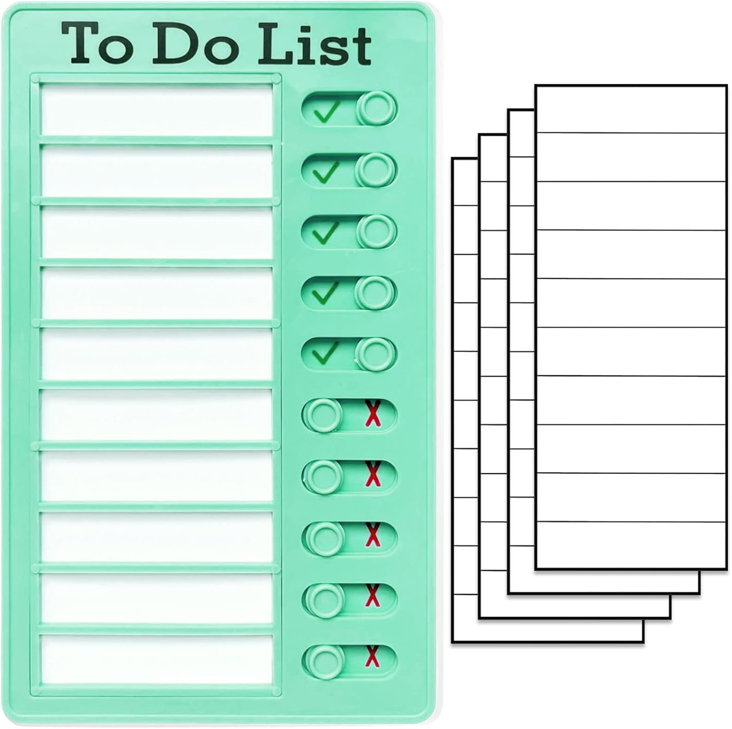 Chore Chart for Kids,To Do List, Daily Routine Chart, and Schedule Board-Checklist and Portable Memo for Efficient Task Management and Planning (green)