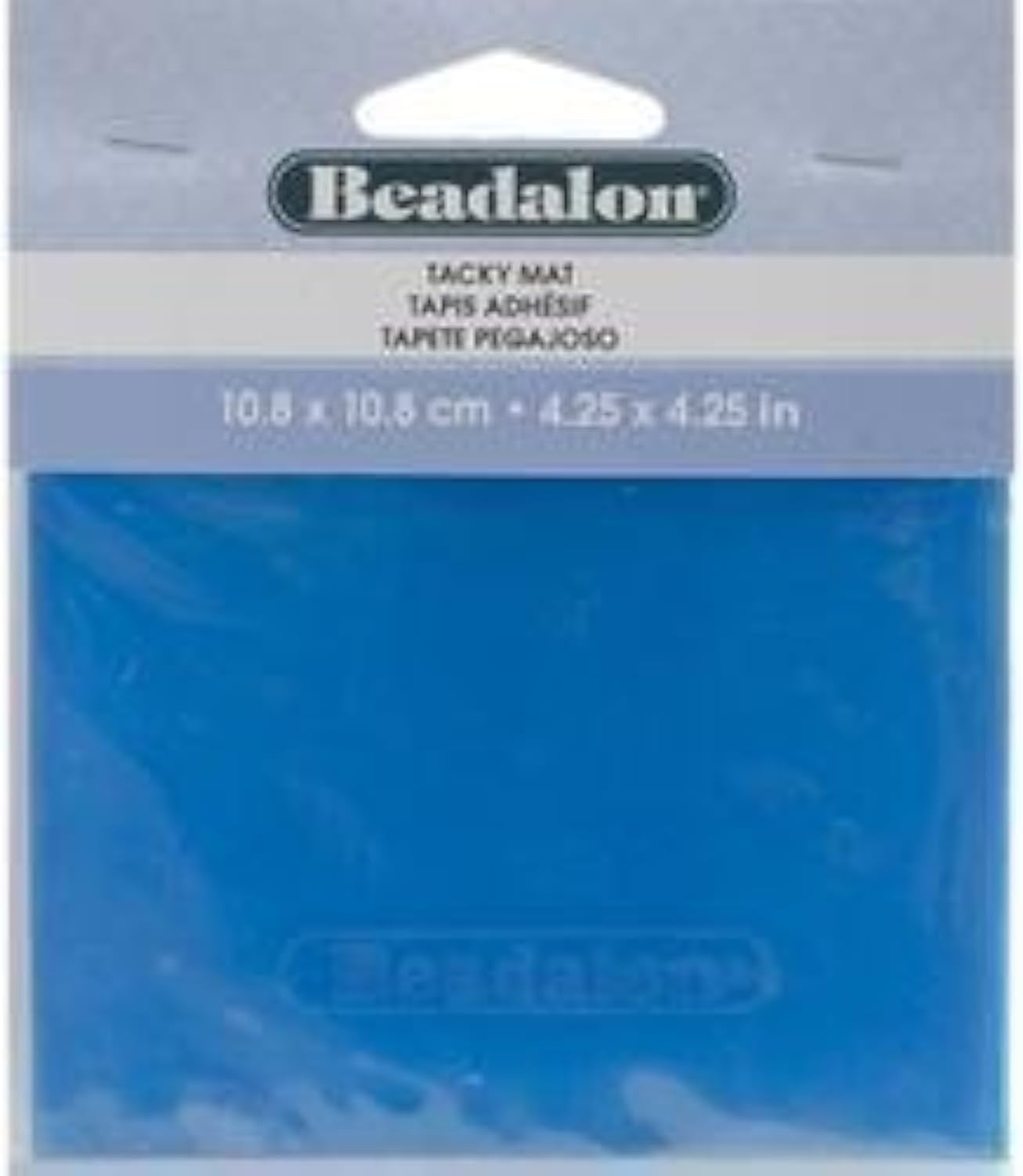 Beadalon+Tacky+Bead+Mat+4.25+inch+x+4.25+inch+1+Pack+Blue+218H200+(3-Pack)3