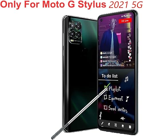Miniatura 4 de (2021) para Moto G Stylus 5G 2021 Pen Stylus pantalla táctil Stylus Pen Piezas de repuesto para Motorola Moto G Stylus 5G (2021) XT2131 + aguja de