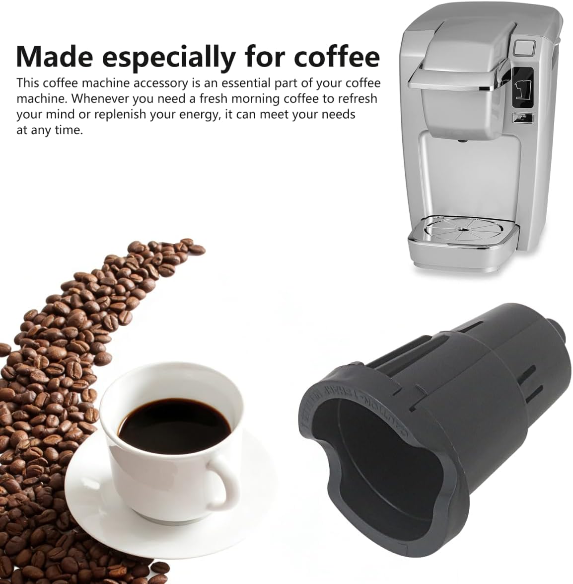 2 Pack for K C-up Replacement Pod Holder with Exit Needle for Keurig K-Elite/K-Supreme/K-Café/K-Duo & Classic Models image 3