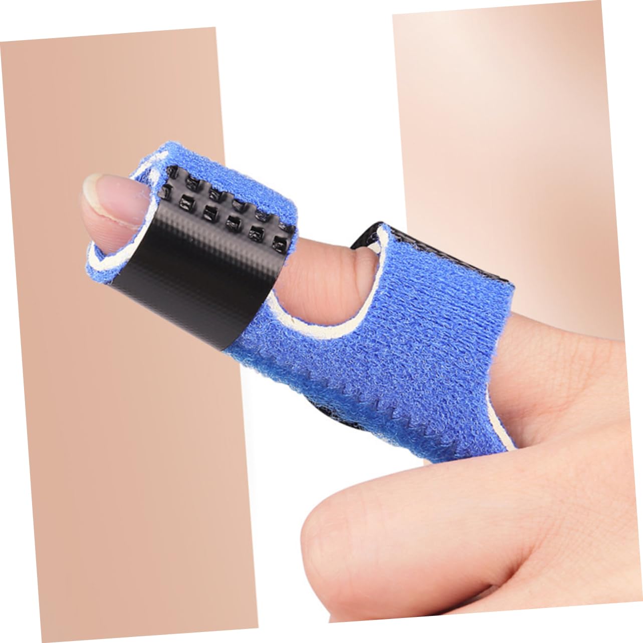 DEARMAMY 6Pcs Finger Sprain Fixation Band Comfortable Joint Support Wrap for Injury Relief Breathable Design for Finger Protection and Stability During Daily Activities