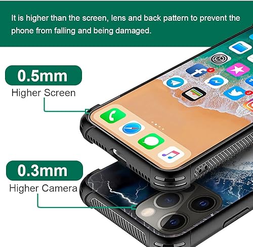 Miniatura 3 de DAIZAG Funda compatible con iPhone 15 Ice Fire Baseball Phone Case a prueba de golpes suave para niños y hombres, funda de regalo para iPhone 15