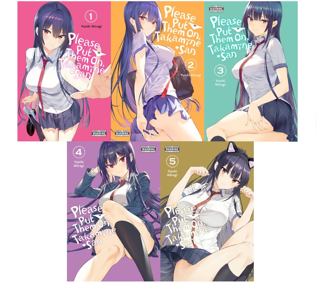 Please Put Them On, Takamine-san Vol. 1–5 Manga Set      Paperback – March 21, 2023