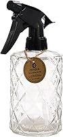 Vista 4 de OFFIDIX Botella rociadora de vidrio, rociador de plantas, regadera a presión, botella de pulverización de agua con boquilla ajustable, botellas