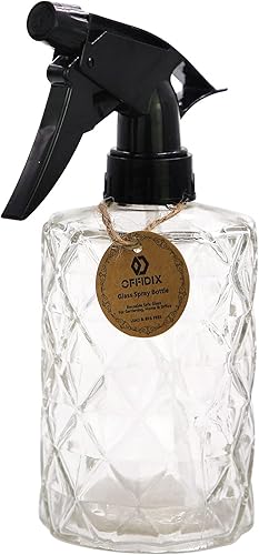 Miniatura 4 de OFFIDIX Botella rociadora de vidrio, rociador de plantas, regadera a presión, botella de pulverización de agua con boquilla ajustable, botellas