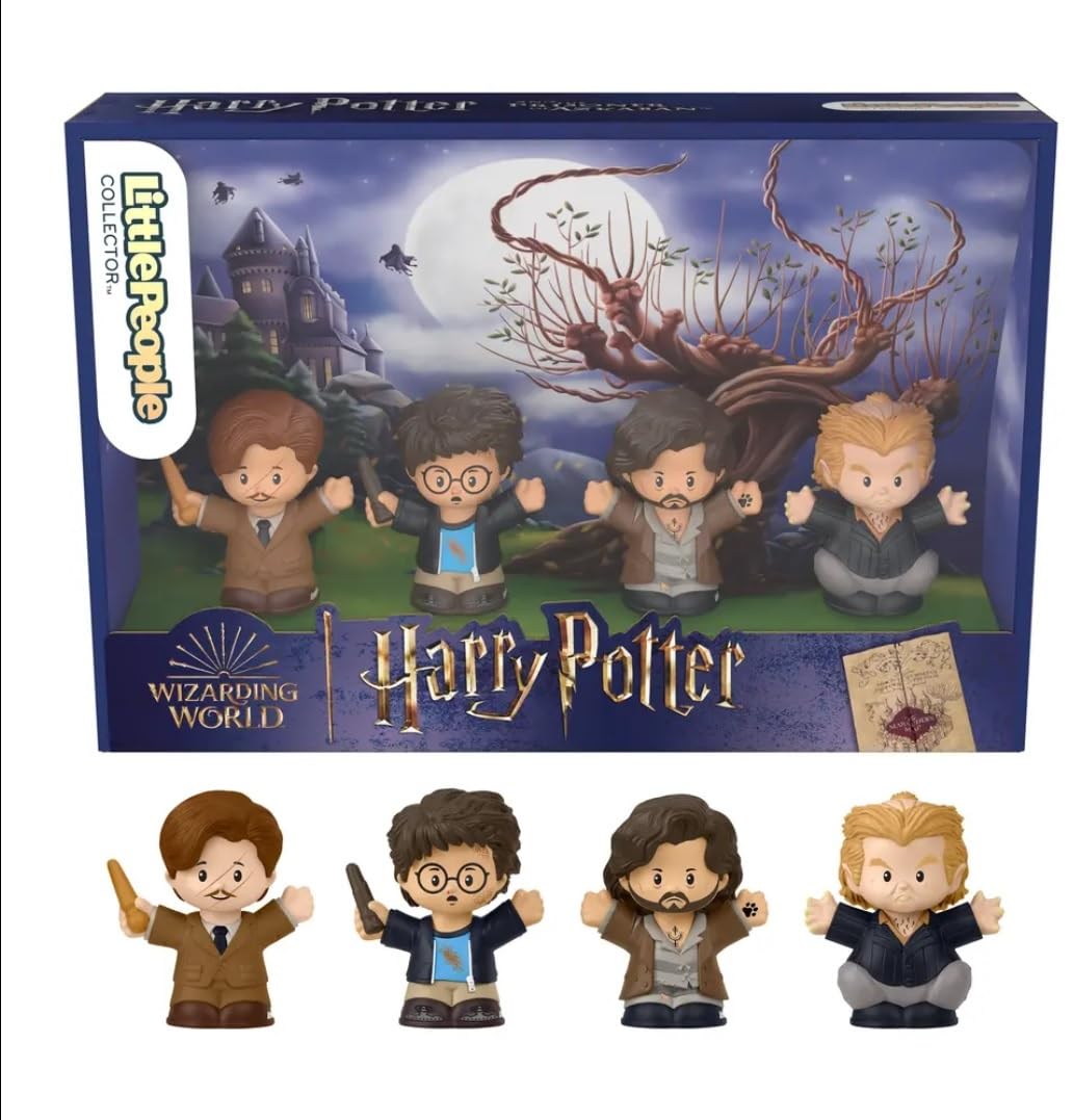 LittlePeople Collector Harry Potter and the Prisoner of Azkaban Special Edition Set for Adults and Fans - 4 Characters - HVG47