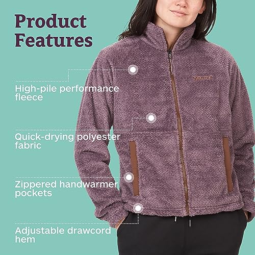 Image of MARMOT Women's Homestead Full-Zip Jacket - Blanket-Soft High-Pile Sherpa Fleece