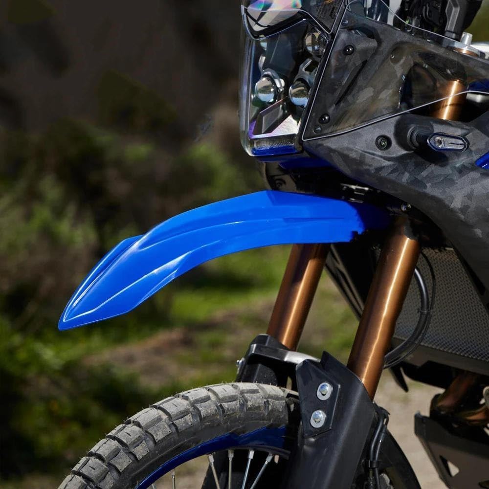 Motorcycle Fender for YamahaFor World Raid for World Rally Mud Guard Body Front Fender Mudguard(High - Blue)