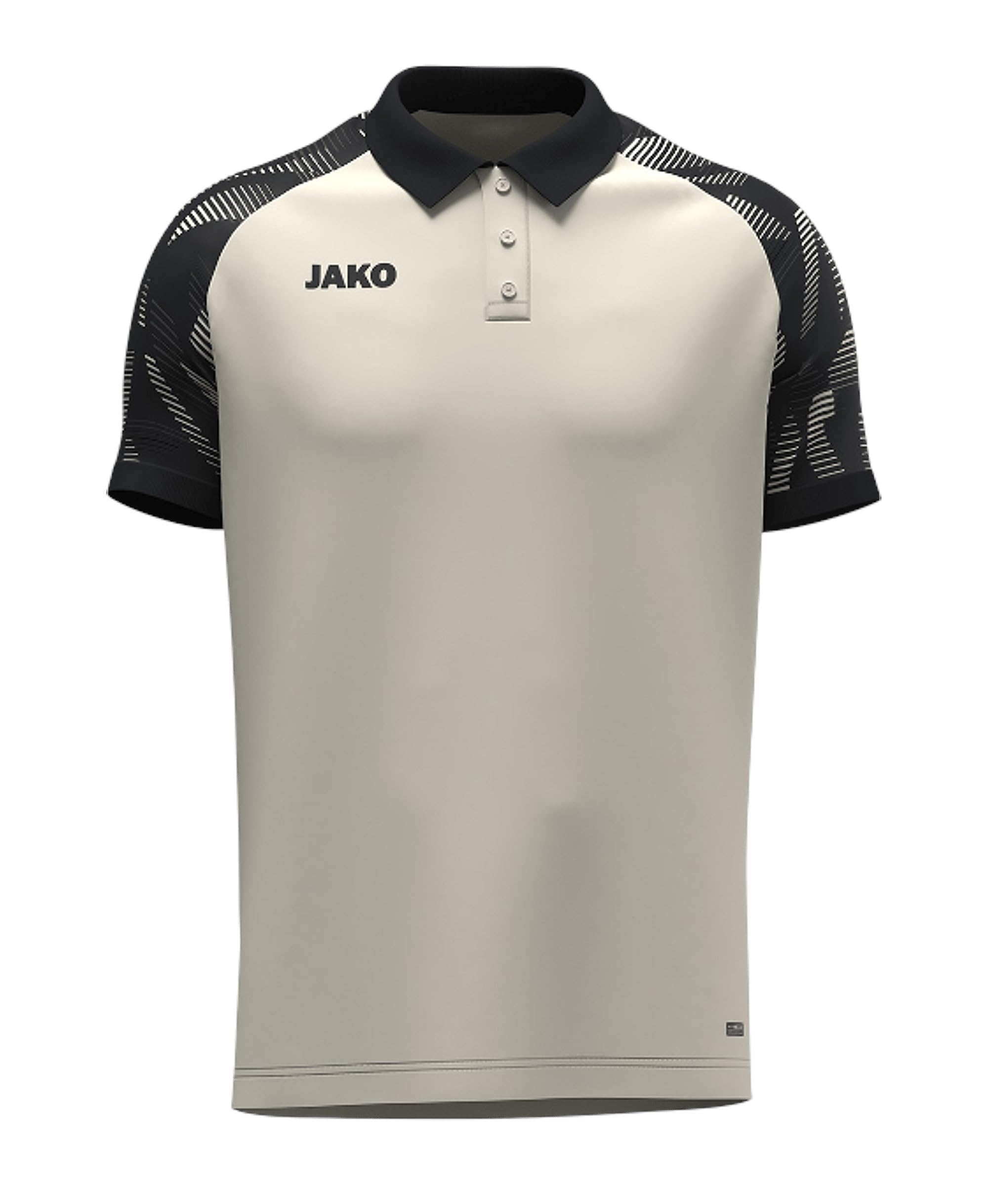 Jako Unisex Polo Shirt Sonic, Off White/Black, XL